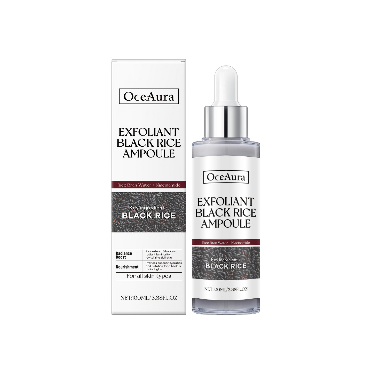 Exfoliante Facial de Arroz 100ml GlowRice™
