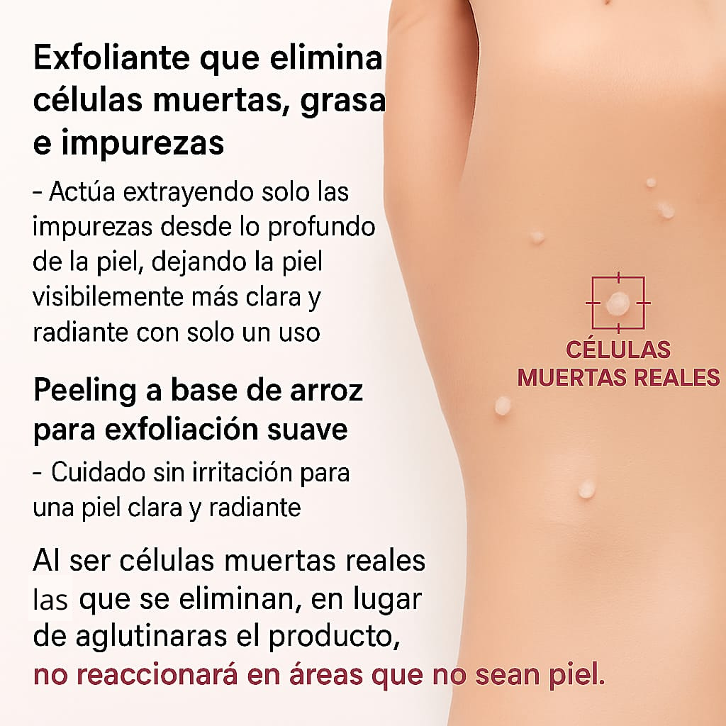 Exfoliante Facial de Arroz 100ml GlowRice™