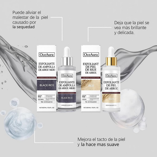 Exfoliante Facial de Arroz 100ml GlowRice™