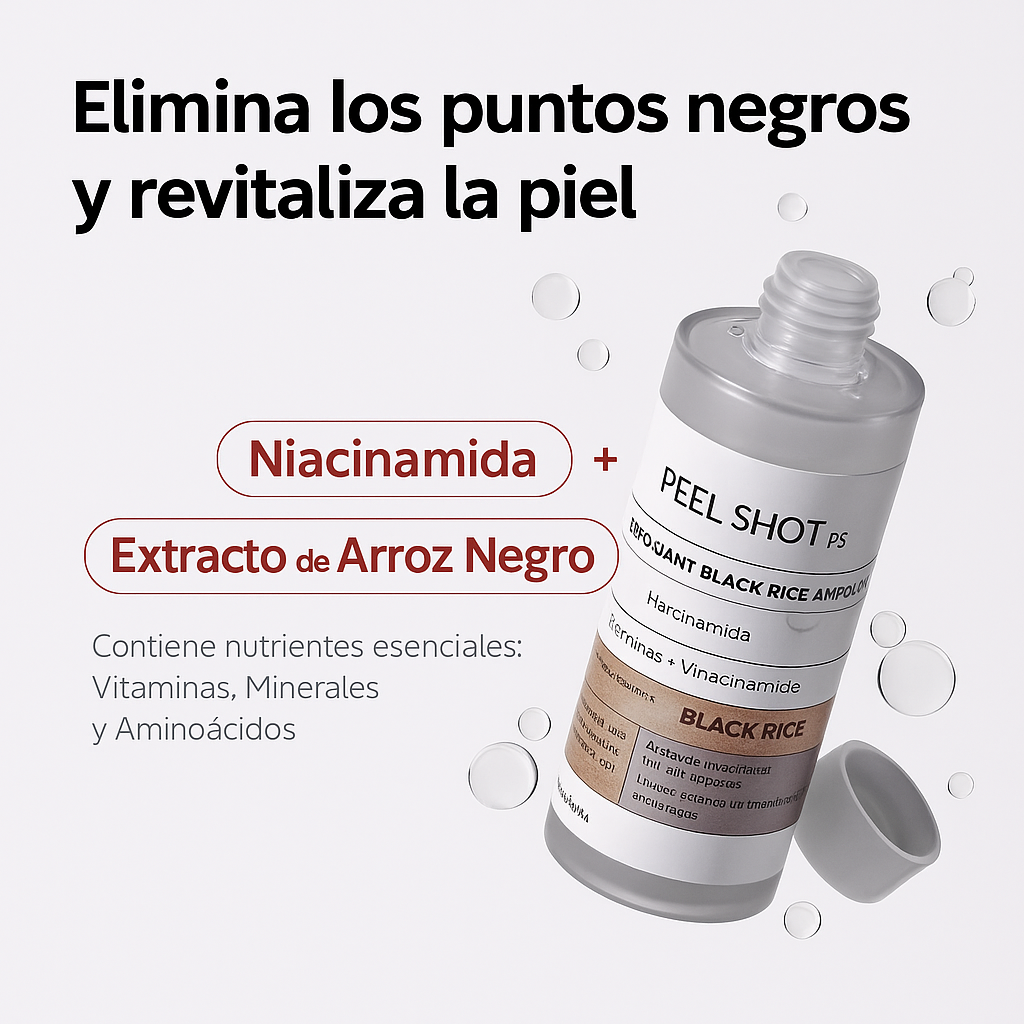Exfoliante Facial de Arroz 100ml GlowRice™